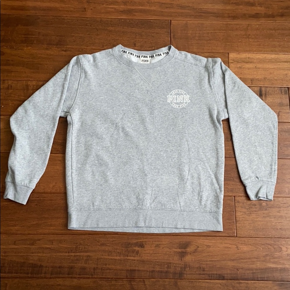 Grey ‘Pink’ sweater
